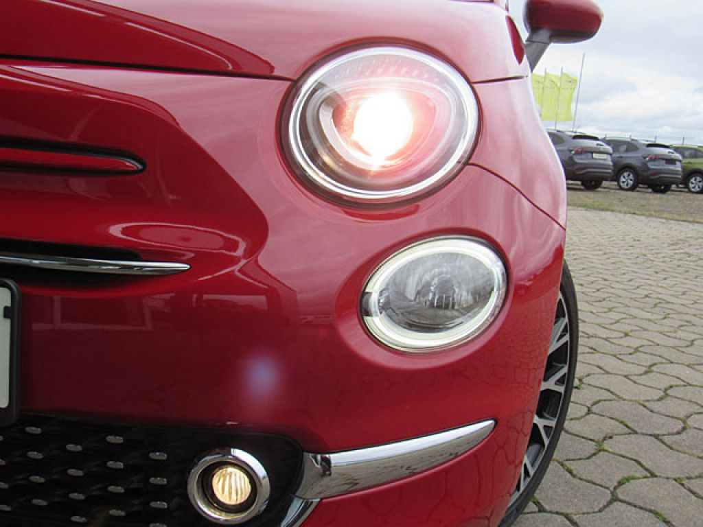 Fiat 500 Red 1.0 Mild-Hybrid Glasdach PDC Multimedia