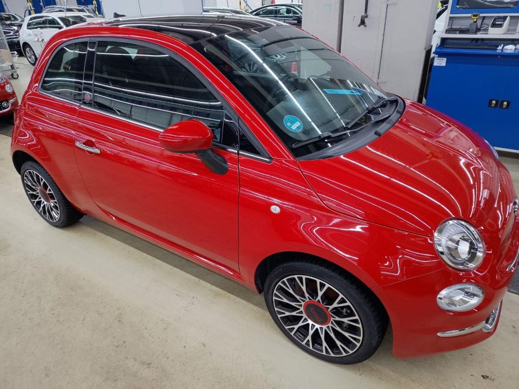 Fiat 500 1.0 GSE Hybrid Red Navi CarPlay Alu PDC Temp