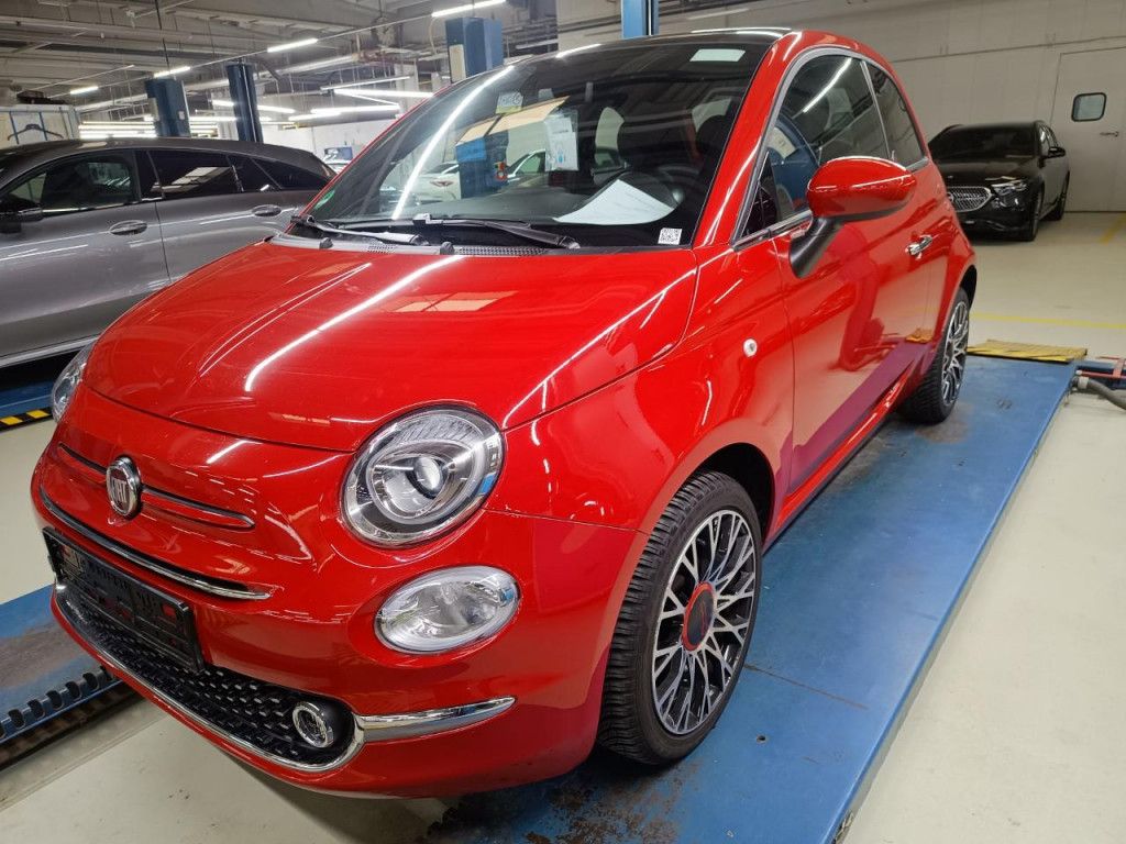 Fiat 500 1.0 GSE Hybrid Red Navi CarPlay Pano Alu PDC