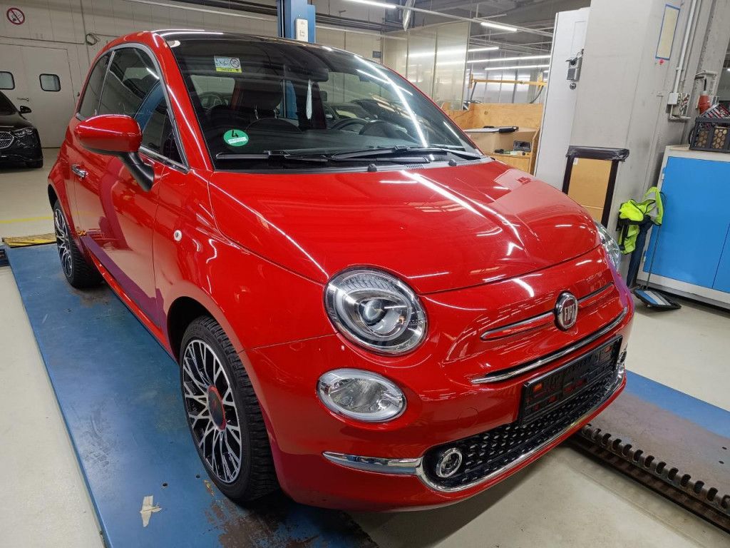 Fiat 500 1.0 GSE Hybrid Red Navi CarPlay Pano Alu PDC