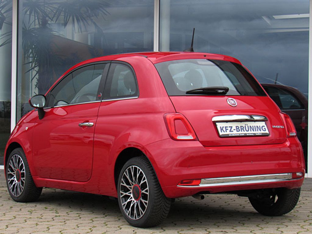 Fiat 500 Red 1.0 Mild-Hybrid Glasdach PDC Multimedia